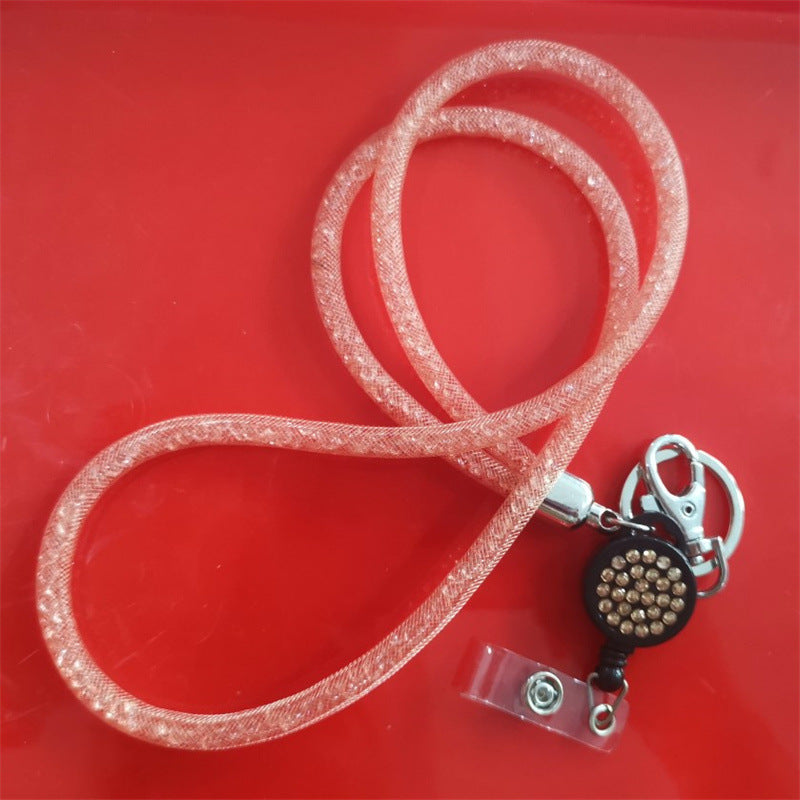 Wholesale Plastic Fishing Nets with Diamond Hanging Ropes and Keychains